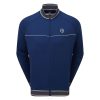 aberto azul L6VB1081 jaqueta de malha aberta aberta azul Footjoy