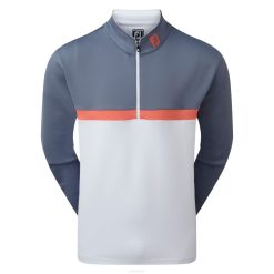 ardósia-branco-coral L6VB1317 pulôver chill-out colorido bloqueado branco-ardósia-coral Footjoy