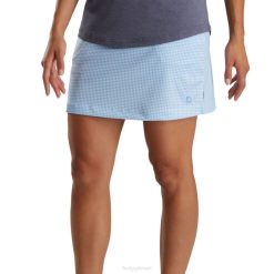 azul L6VB2436 skort de malha houndstooth feminino azul Footjoy