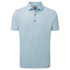 azul L6VB896 lisle azul de 18 buracos Footjoy