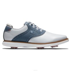 Branco azul L6VB1324 tradições fj mulheres branco-azul Footjoy