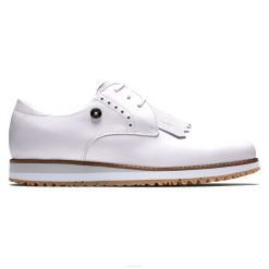 Branco azul L6VB1365 esporte retrô mulheres branco-azul Footjoy