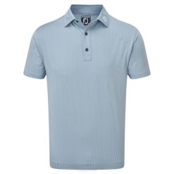 Branco cinzento L6VB925 estampa zig-zag lisle cinza-branco Footjoy