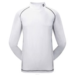 branco L6VB1076 camisa térmica branca Footjoy