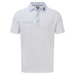 branco L6VB1285 lisle risca de giz mix branco Footjoy