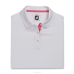 branco L6VB2234 camisa manga curta júnior menina branca Footjoy