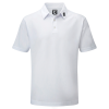branco L6VB369 júnior stretch piquê sólido branco Footjoy
