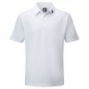 branco L6VB80 branco stretch piquê sólido Footjoy