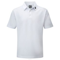 branco L6VB80 branco stretch piquê sólido Footjoy
