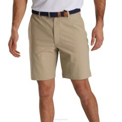 cáqui L6VB1968 shorts de malha cáqui com costura interna de 9,5'' Footjoy
