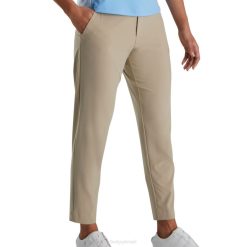 cáqui L6VB2446 calça cáqui leve no tornozelo feminina Footjoy