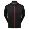 cinza escuro L6VB301 jaqueta hidroknit full zip preto-cinza Footjoy