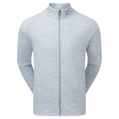 cinza L6VB259 space dye velo full-zip camada intermediária cinza Footjoy