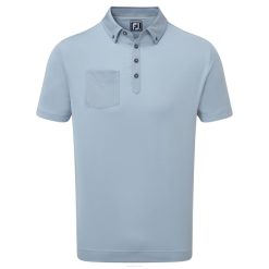 cinza L6VB946 acabamento tonal sólido com bolso cinza lisle Footjoy
