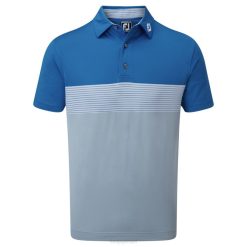 cinza-real-branco L6VB939 color block piquê cinza-real-branco Footjoy