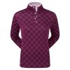Figo L6VB618 fig camisa feminina acolchoada camada intermediária Footjoy
