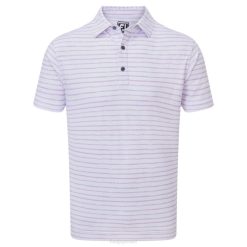 lavanda branca L6VB934 giz link print piquê branco-lavanda Footjoy