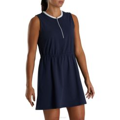 marinha L6VB2430 vestido de golfe azul marinho feminino Footjoy