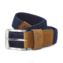 marinha L6VB2601 cinto de golfe tecido marinho Footjoy