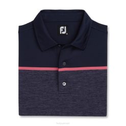 marinha L6VB2679 spacedye bloco lisle colarinho azul marinho Footjoy