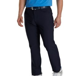 marinha L6VB2726 calça azul marinho com 5 bolsos Footjoy