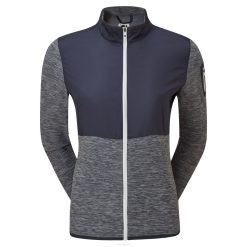 marinha L6VB639 full-zip space dye midlayer azul marinho Footjoy