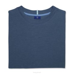 pedra azul L6VB1936 pulôver bluestone com gola redonda Footjoy