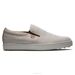 prata branca L6VB2668 club casual slip-on branco-prateado Footjoy