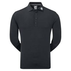 preto L6VB150 colarinho termocool preto de manga longa Footjoy