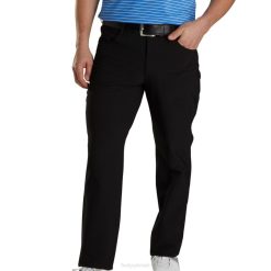 preto L6VB1984 calça preta de 5 bolsos Footjoy