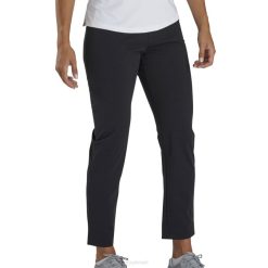 preto L6VB2455 calça feminina cintura alta preta Footjoy