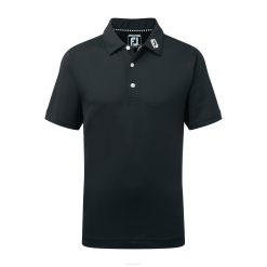 preto L6VB372 piquê stretch júnior preto sólido Footjoy