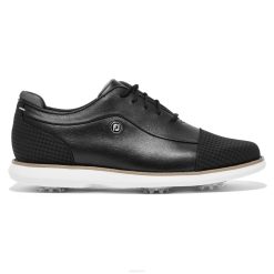 preto L6VB511 tradições - mulheres com ponta de escudo pretas Footjoy