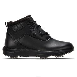 preto L6VB525 botas de golfe de inverno mulheres pretas Footjoy