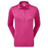rosa L6VB1405 camisa térmica feminina manga longa rosa Footjoy