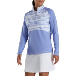 tolet L6VB2473 violeta aquarela meio zíper feminino Footjoy