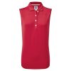 vermelho L6VB1389 malha traseira sem mangas lisle vermelho Footjoy