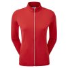 vermelho L6VB1442 camada intermediária vermelha com zíper completo Footjoy