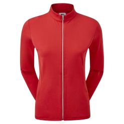 vermelho L6VB1442 camada intermediária vermelha com zíper completo Footjoy