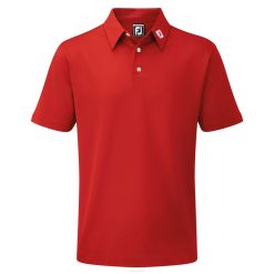 vermelho L6VB81 stretch piquê vermelho sólido Footjoy