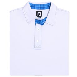 xadrez branco L6VB2691 xadrez para o pai xadrez guarnição lisle malha xadrez branco Footjoy